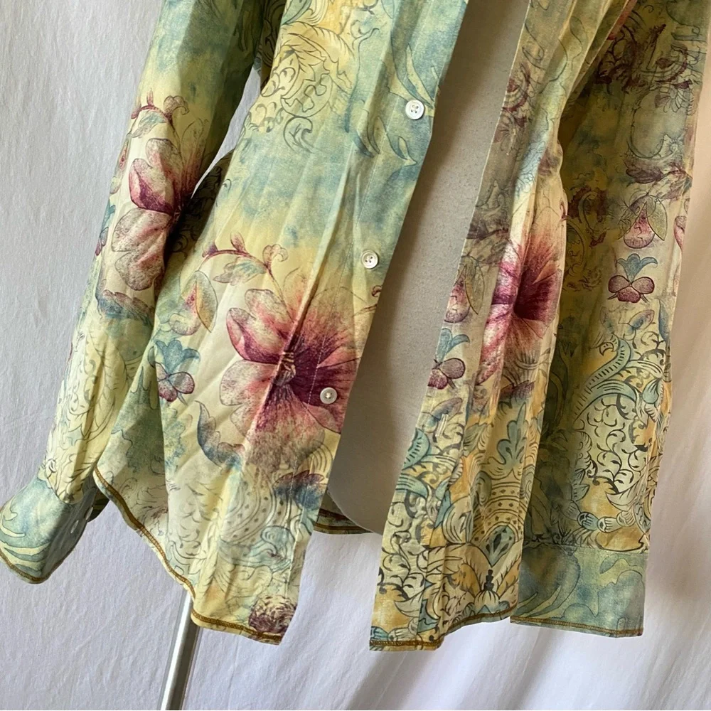 Indigo Palms Spring/Fall Button Down - Picture 2 of 8